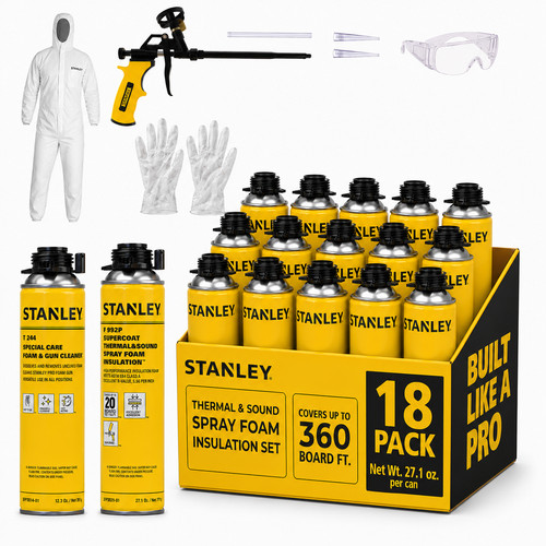 Stanley spray foam - foam, insulation